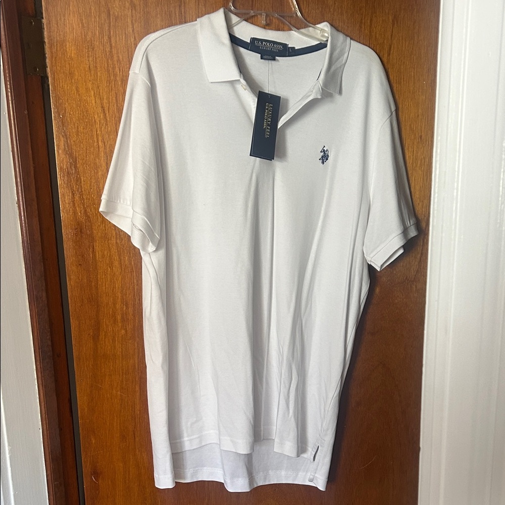 U.S. Polo Assn. Men's White Polo Shirt